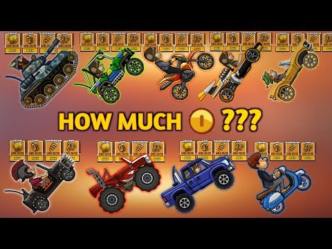 How Much Does Cost to Upgrade All the Vehicles at Maximum? - Hill Climb Racing 2
