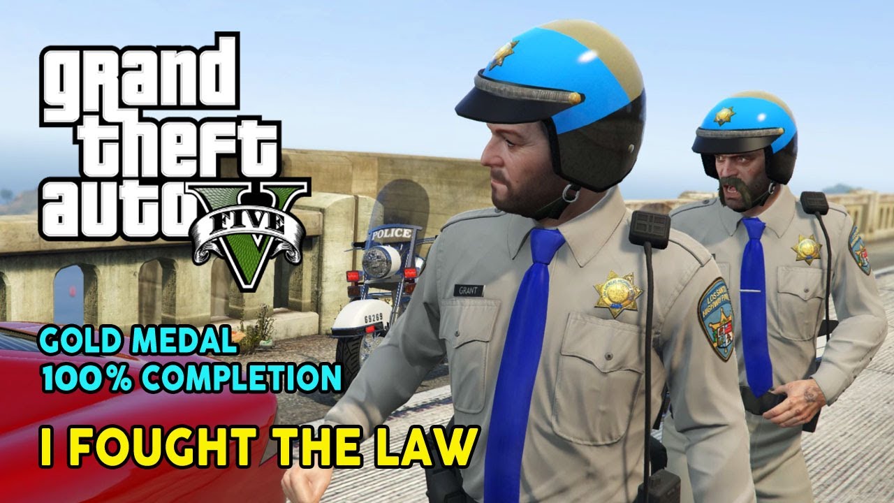 PANDUAN MISI GTA 5 (38) : I FOUGHT THE LAW - GOLD MEDAL (100% ...