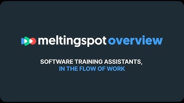MeltingSpot - The DAP that accelerates customer onboarding, training, and product adoption