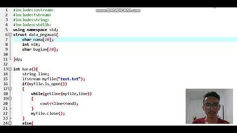 Program Arsip Record data dari program ke file.txt