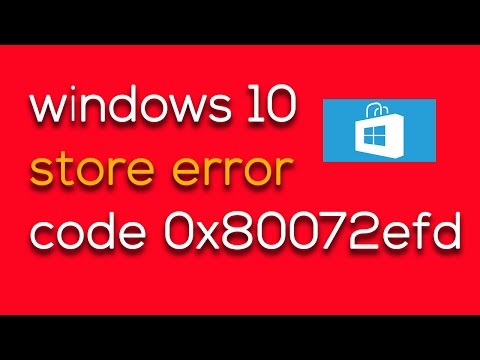 Windows 10 저장소가 작동하지 않는 오류 코드 0x80072efd 수정