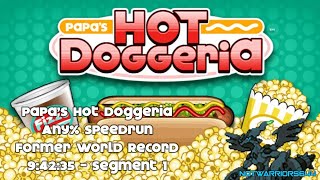Papa's Hot Doggeria Any% Speedrun - Segment 6 (Former World Record