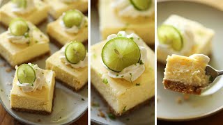 Key Lime Cheesecake Bars