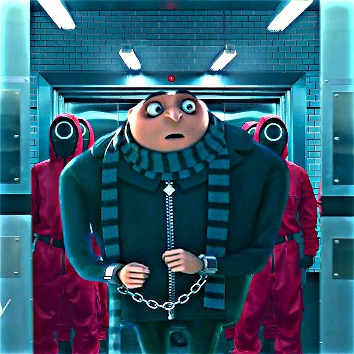 Gru in squid game 💀😬 CUANDO SE TE MOJA LA TAREA  SLOWED  #despicableme #squidgame2