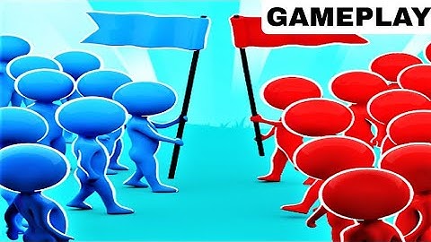 Clan War - Mine, Craft, Fight! - Gameplay Walkthrough Part 1 Stickman Army Commander (Android,iOS)