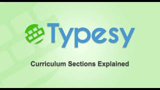 Teaching With Typesy: Curriculum Section Explained