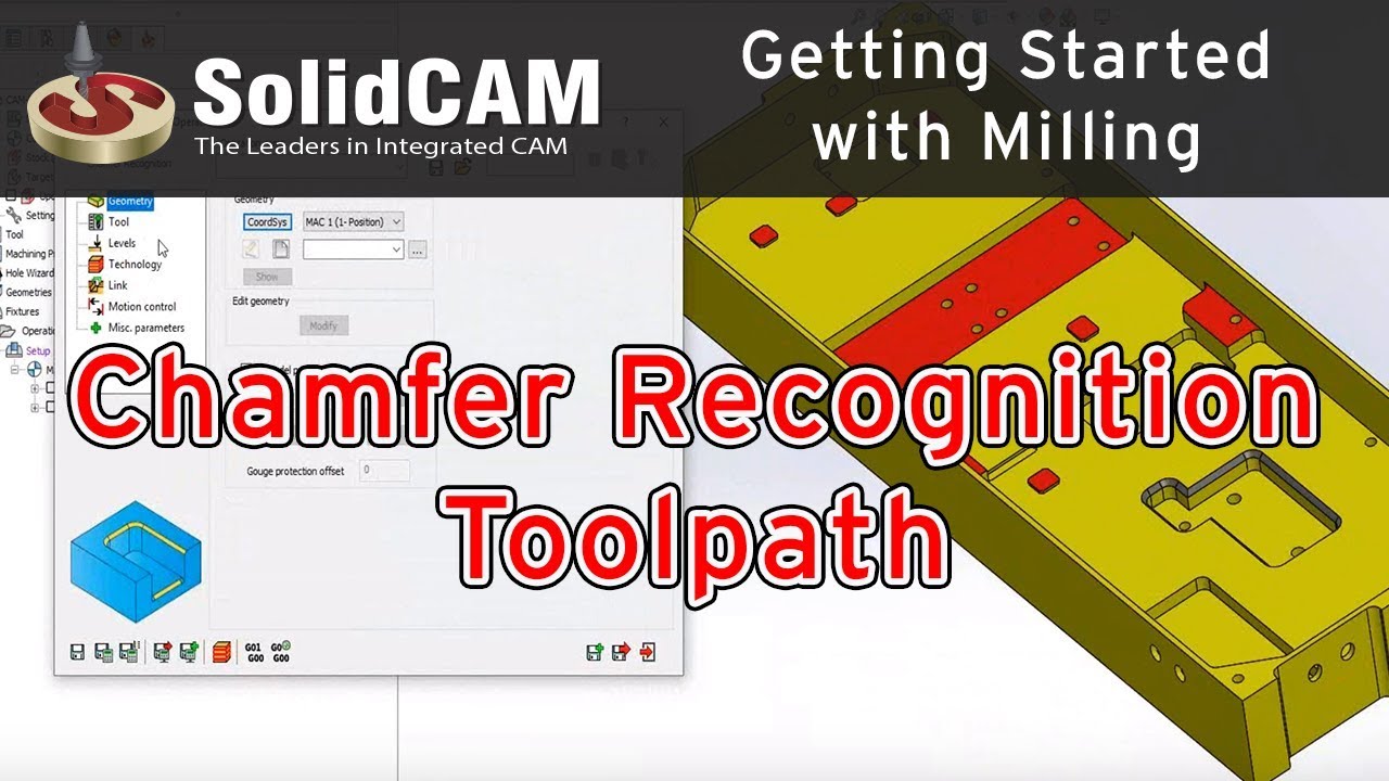 SolidCAM - Chamfer Recognition