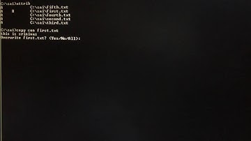 dos external commands part5