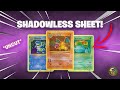 TEST SHADOWLESS Pokemon Base Set UNCUT SHEET - Going to Auction !!!