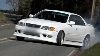 Best of Japanese Cars Leaving a Car Show Compilation 2023 (Burnouts, Powerslides and Donuts)!!!