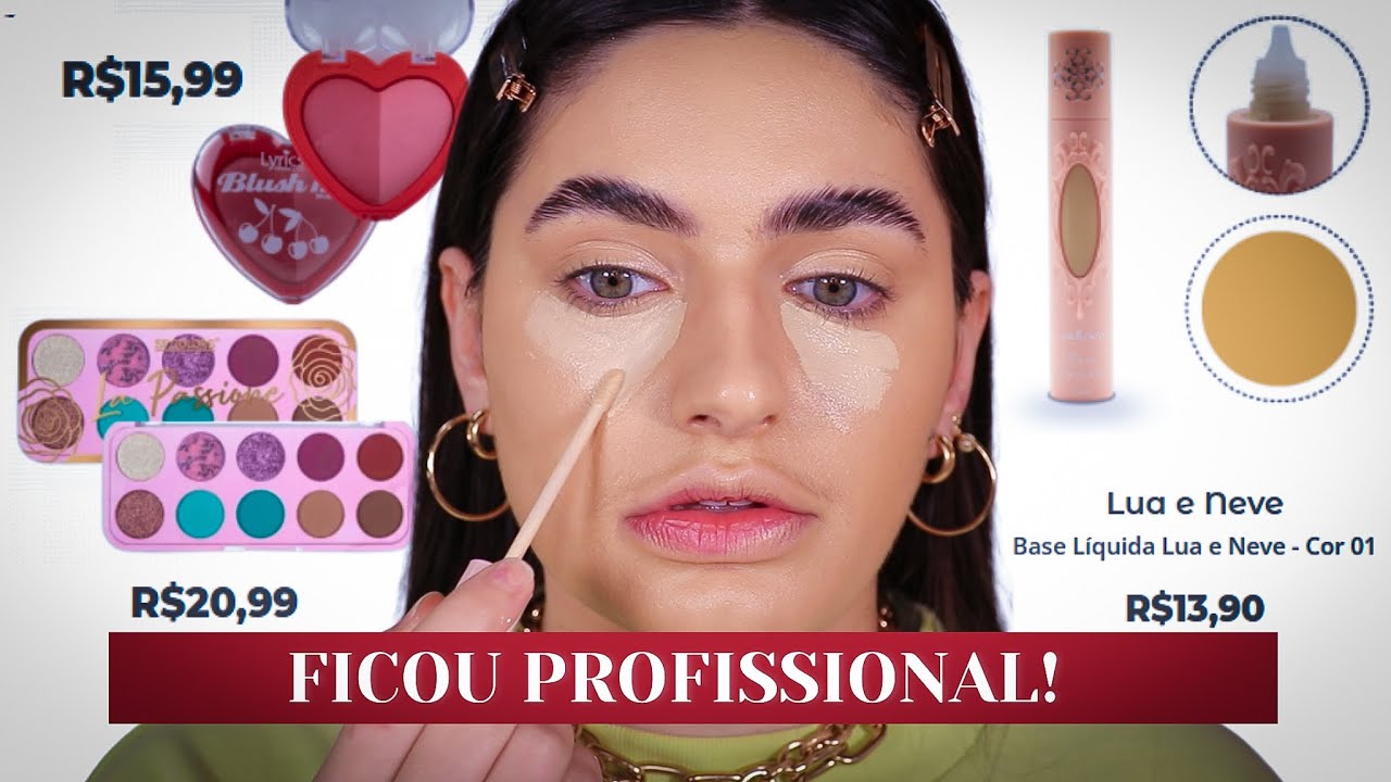 TESTANDO MAKES DE ATÉ R$20 😨- BARATINHAS INCRÍVEIS