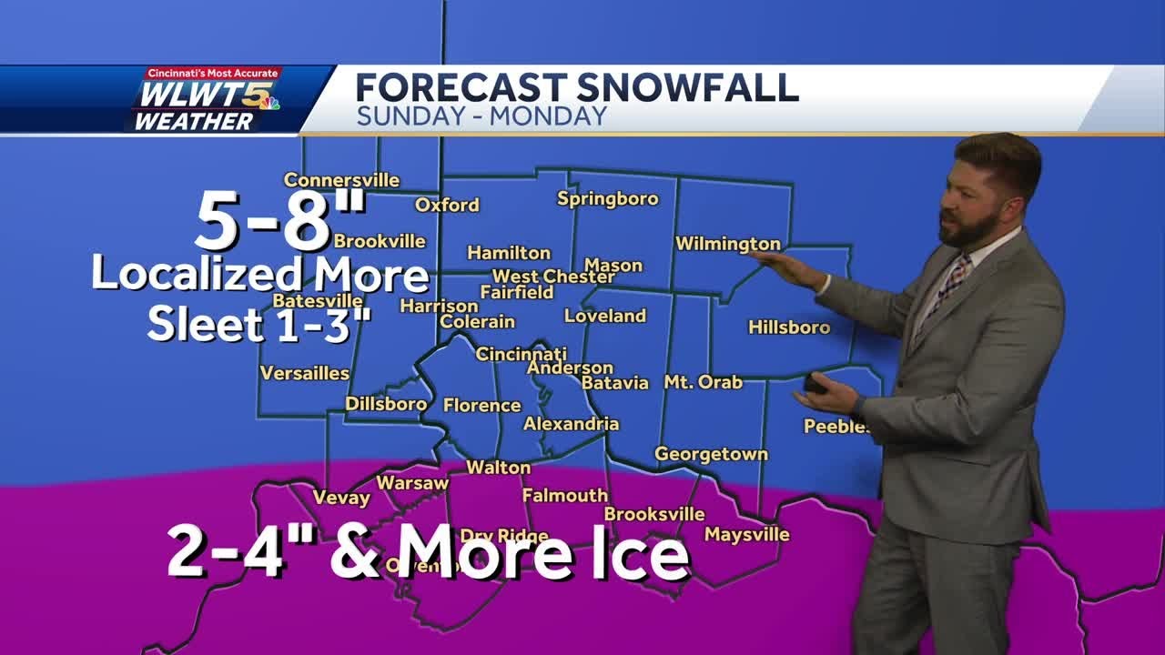 Winter storm set to slam Cincinnati area - YouTube