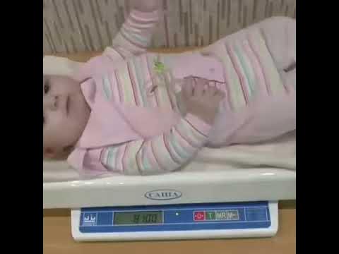 Детские весы «Саша» - YouTube