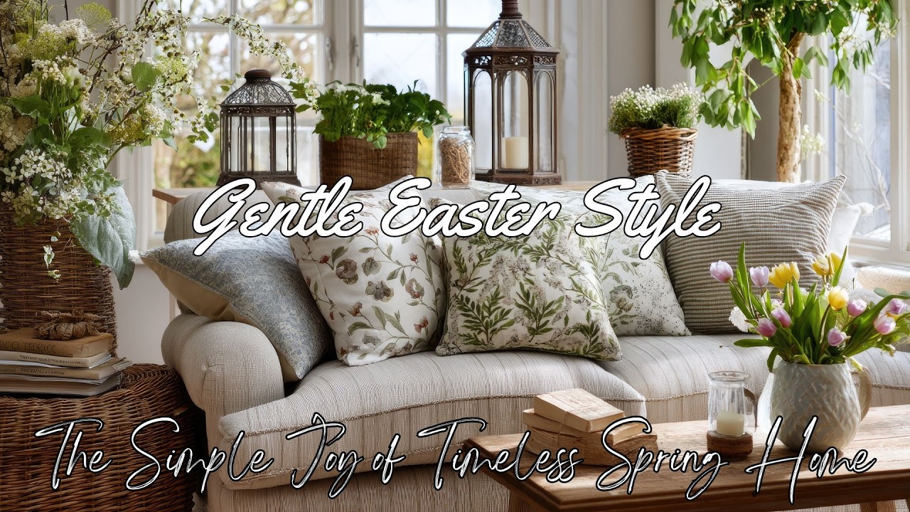 Timeless Farmhouse Spring Decor 2026 | Cozy Easter Styling with Rustic & Vintage Charm