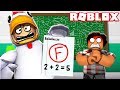 HO PRESO 2 NELLA VERIFICA DI MATEMATICA SU ROBLOX!!