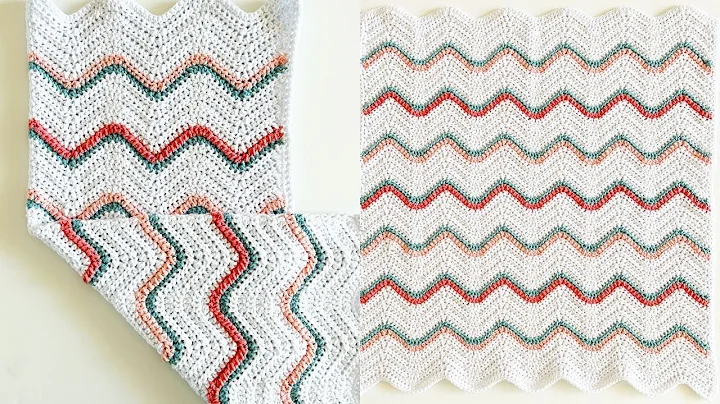 Learn how to crochet a stunning Tulip Ripple Blanket!