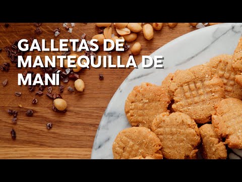 Video: Cómo hacer galletas saludables de maní con mantequilla de maní