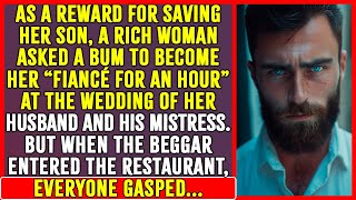 AS A REWARD FOR SAVING HER SON, A RICH WOMAN ASKED A BUM TO BECOME HER 