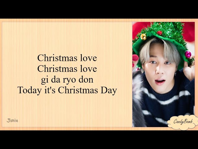 BTS JIMIN 'CHRISTMAS LOVE' EASY LYRICS class=
