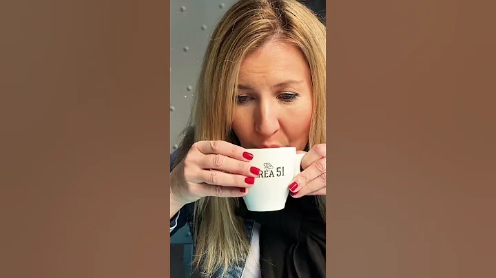 First cup of Greek Coffee #athens #greece #travel #vlog #food