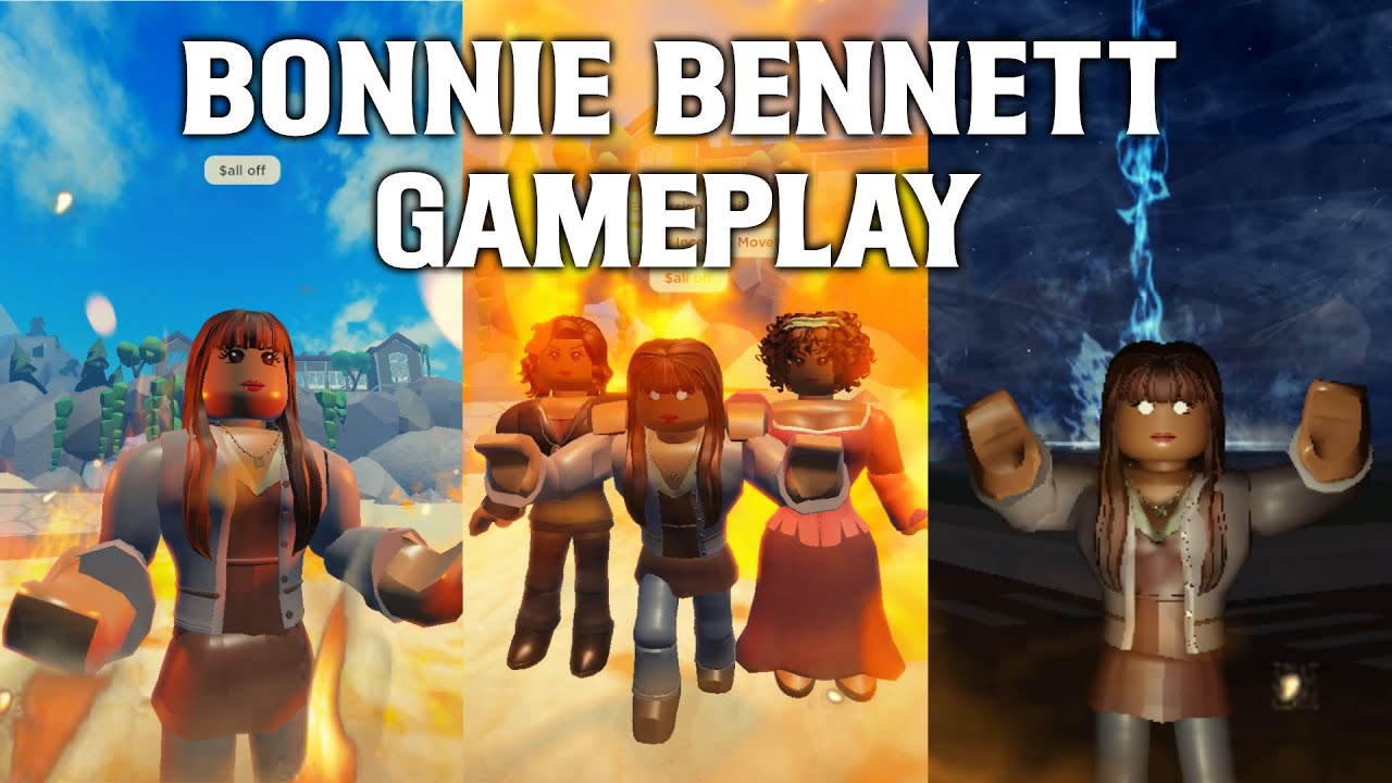 TVD BONNIE BENNETT GAMEPLAY HEROES ONLINE WORLD ROBLOX YouTube 