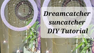 Summer - Beginners Dreamcatcher tutorial - suncatcher tutorial - how to make a dreamcatcher