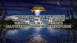 Video thumbnail of "Boston -  "Peace Of Mind" HQ/With Onscreen Lyrics!"