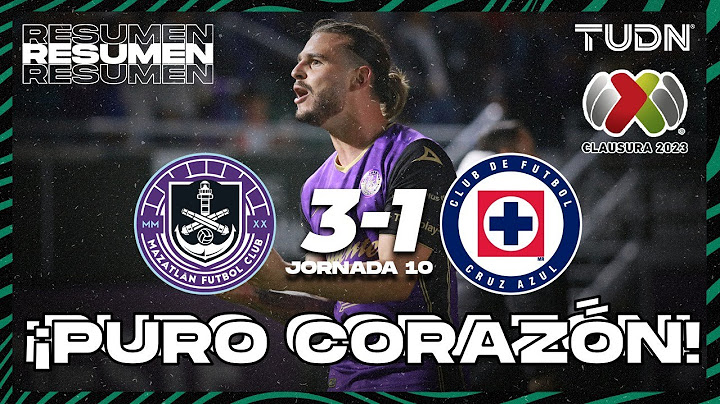 Resumen y goles | Mazatlán 3-1 Cruz Azul | CL2023 - Liga Mx J10 | TUDN
