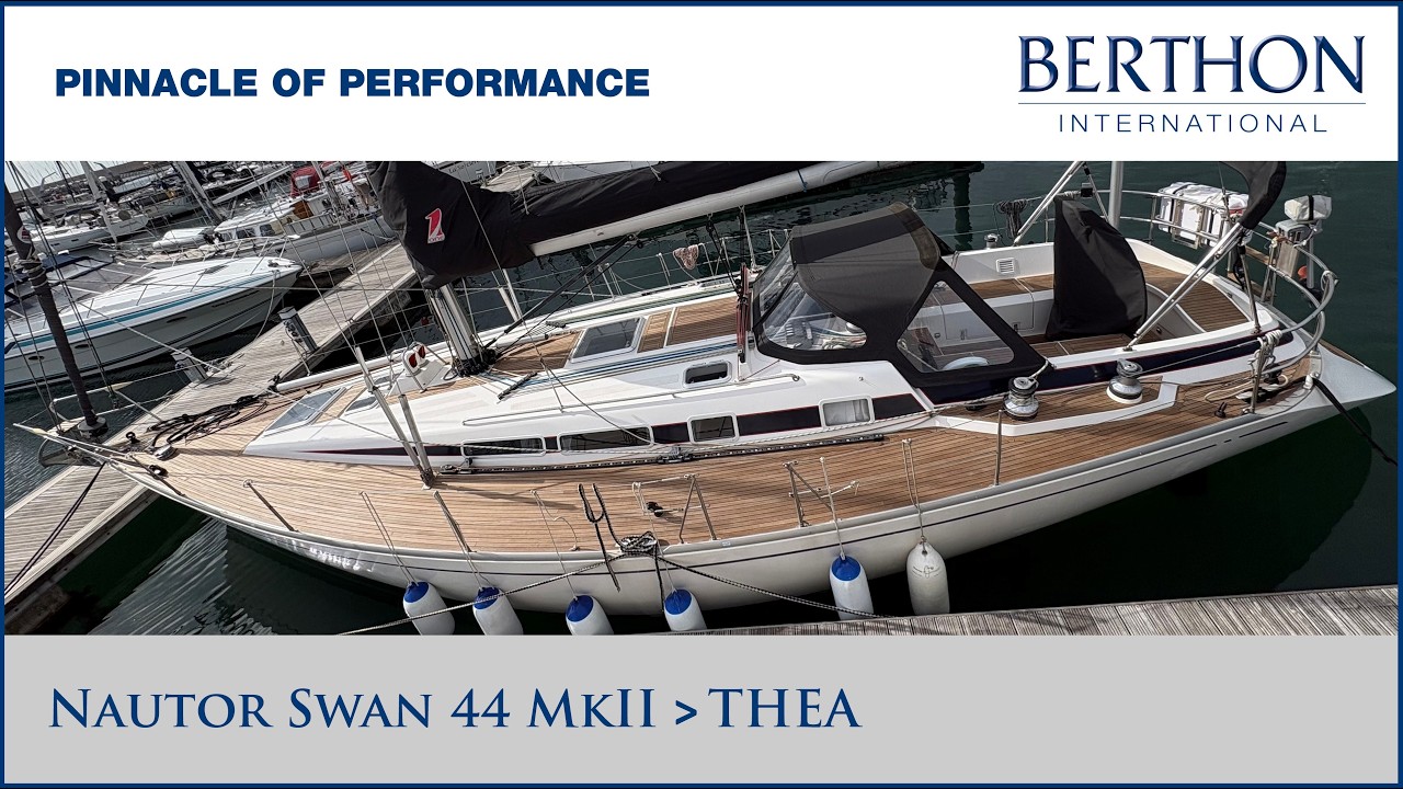 ⁣Nautor Swan 44 MkII “THEA” Yacht for Sale | Pinnacle of Performance | Tour with Sophie Kemp