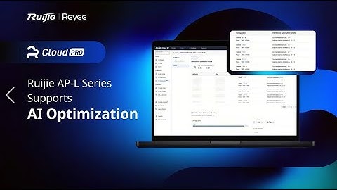 Ruijie AP-L Series Supports AI Optimization