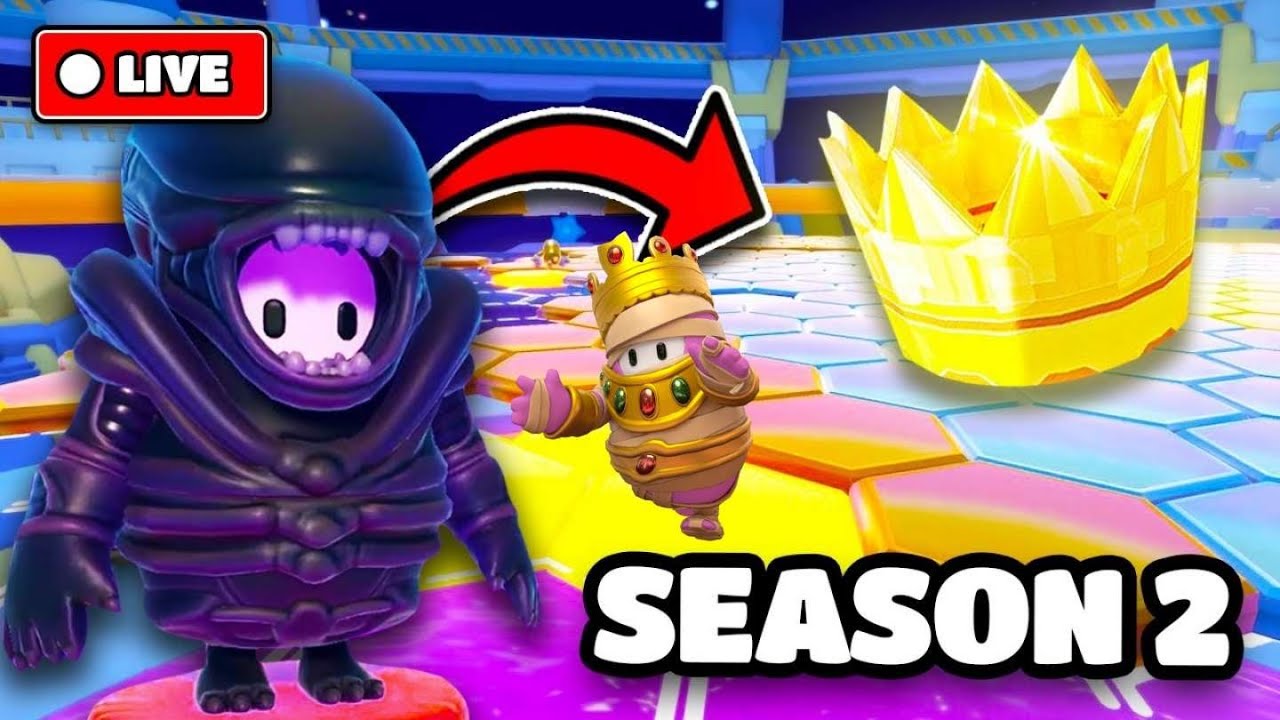 Fall Guys playing with viewers 985/1k Subs LIVE STREAM QTrue YT