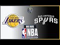 LAKERS  vs  SPURS  |  NBA Full Game Highlights  |   spurs vs lakers  |  NBA 2K26  |