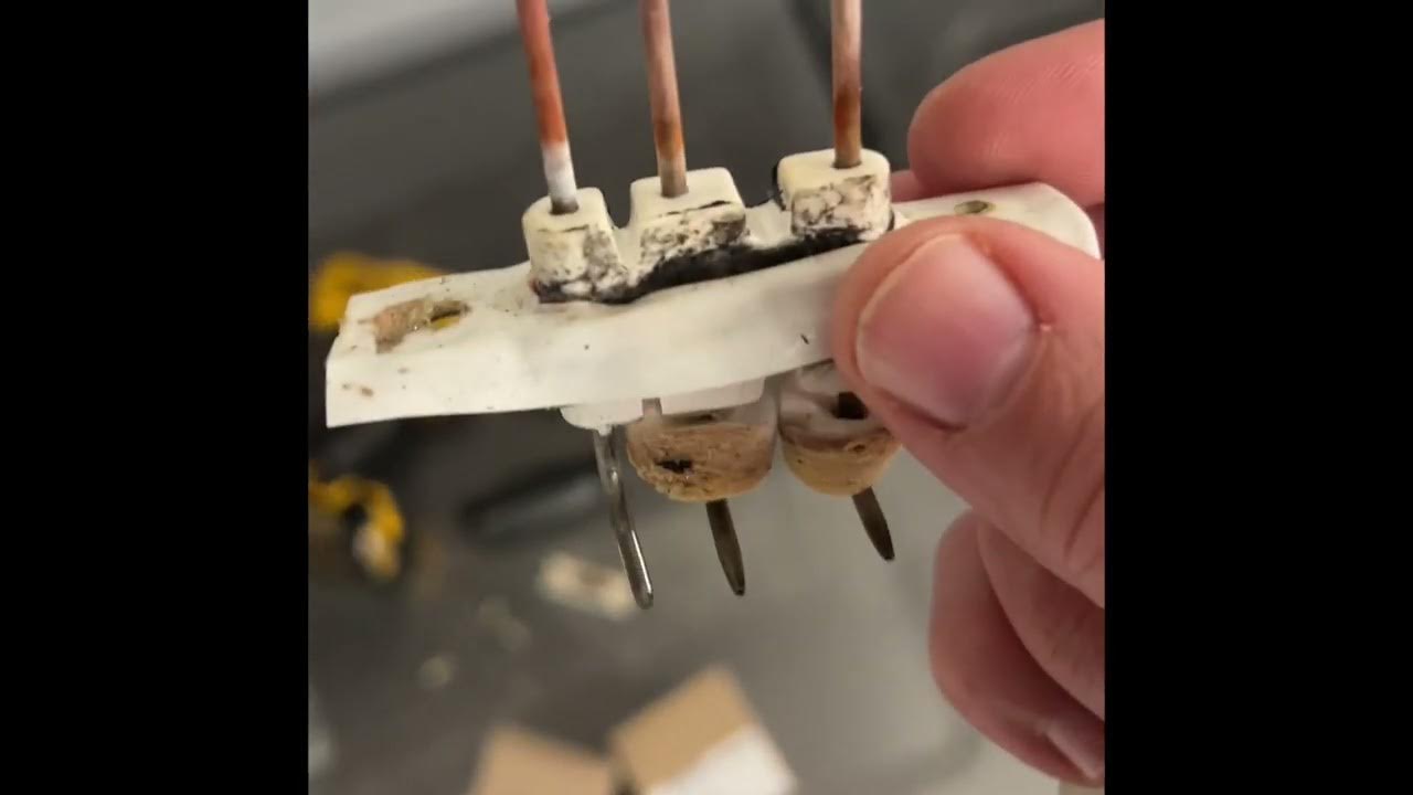 Navien NPE 180A - fixing inspection window and ignitor rod - hope this