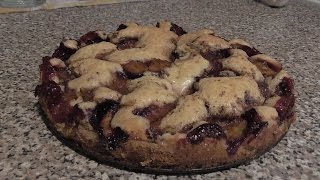Пирог со сливами - простой рецепт Пирог со сливами - простой рецепт