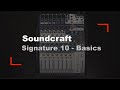 Soundcraft Signature 10 -  Mixing Desk Basic Set Up