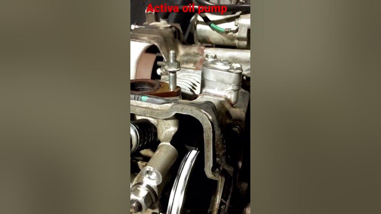 Honda activa engine oil pump checking oil capacity bike #sorts #viral #