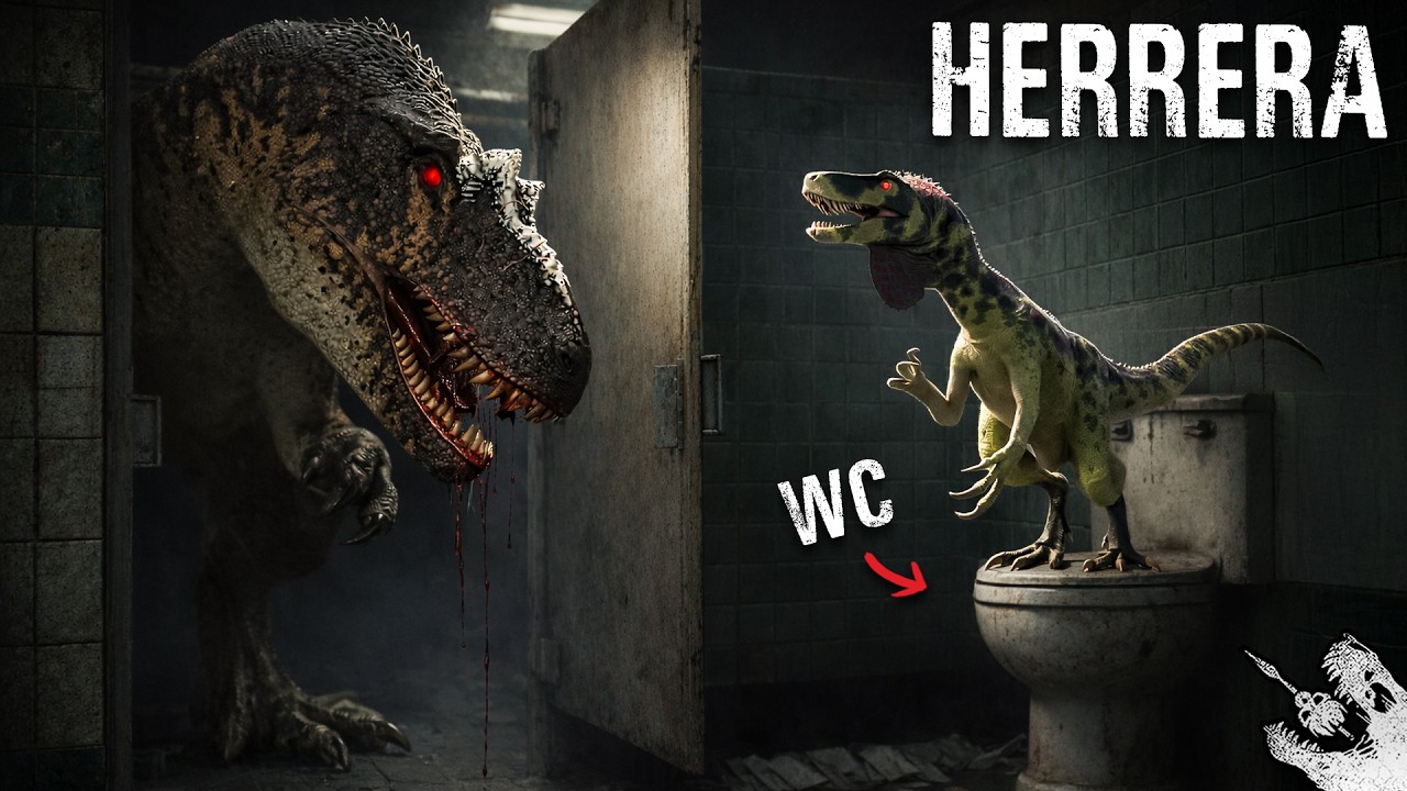 Versteckt vor WÜTENDEN ALLOS auf dem KLO 😱☠️ Überleben als HERRERASAURUS 🦎 - The Isle