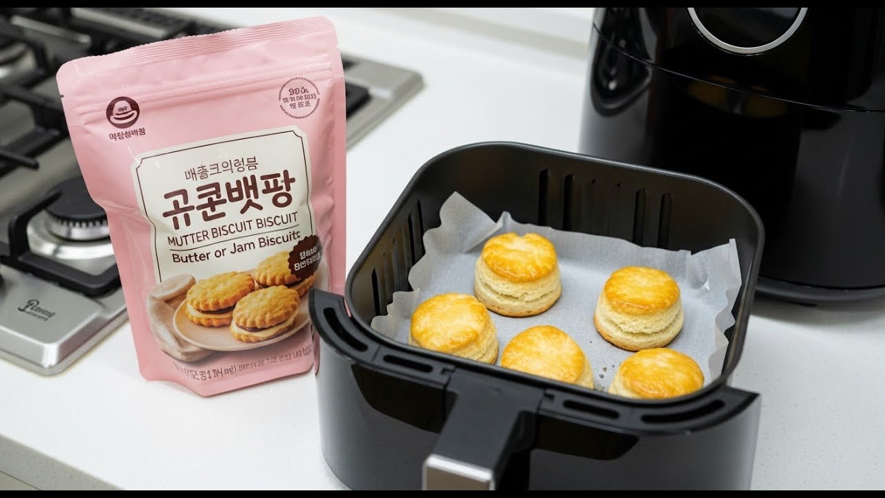 Easy Air Fryer Snack Using Korean Biscuit Mix