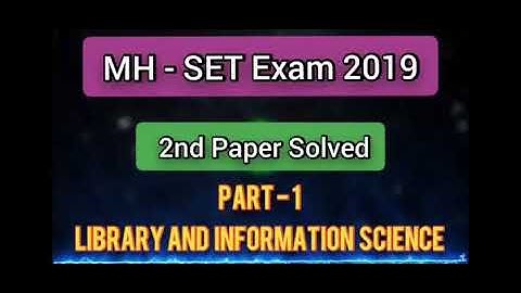 Pune Set Library And information Science June 2019 Solved Questions And Answers With Notes