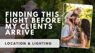 Lighting & Location Magic: Scouting before a Maternity Family Session