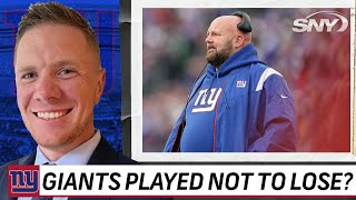 NFL Insider feels Giants coach Brian Daboll 'played not to lose' in tie with Washington