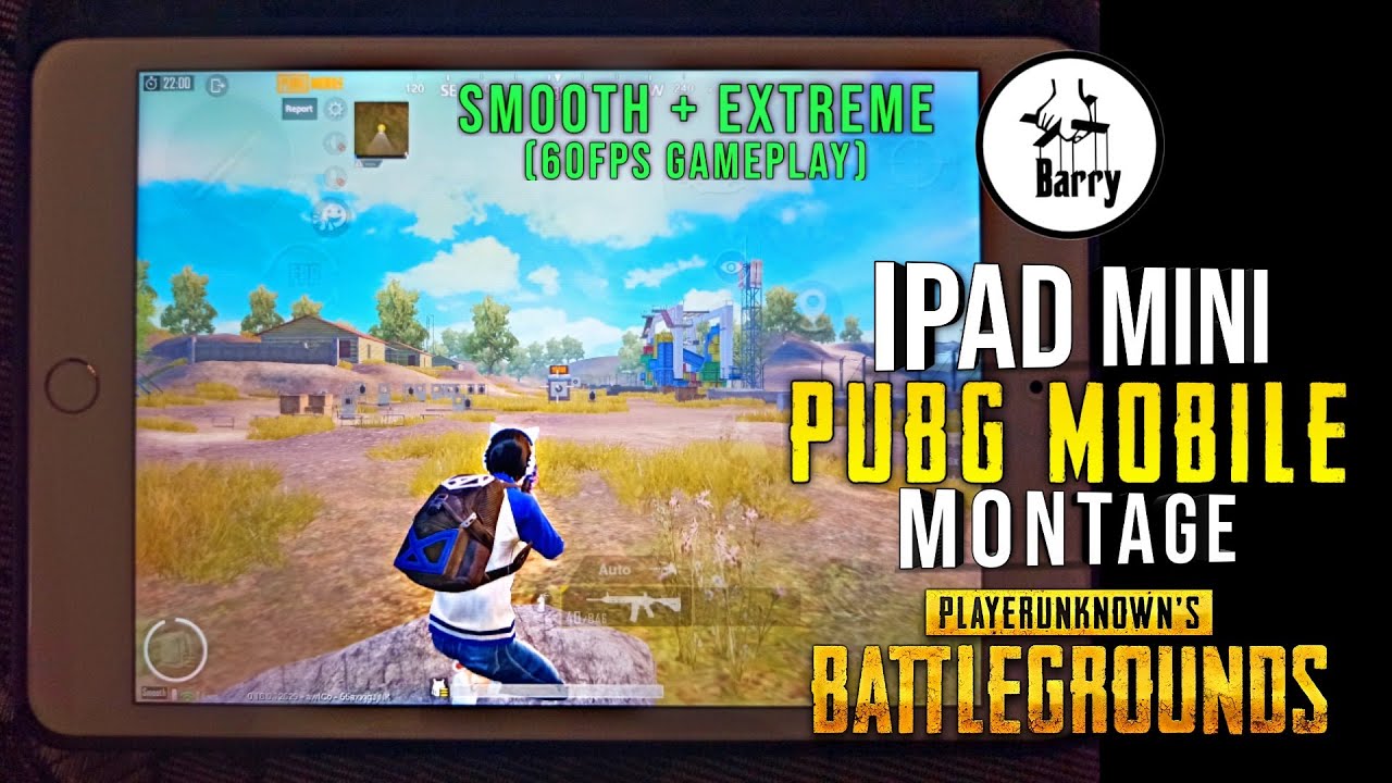 IPAD MINI PUBG MOBILE SMOOTH + EXTREME 60fps GAMEPLAY | 4 FINGER CLAW ...
