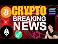 🚨BITCOIN, SOLANA, ETHEREUM, POLKADOT, &amp; FLOW NEWS TODAY!