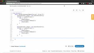 Celebrity Backspace String Compare Profile