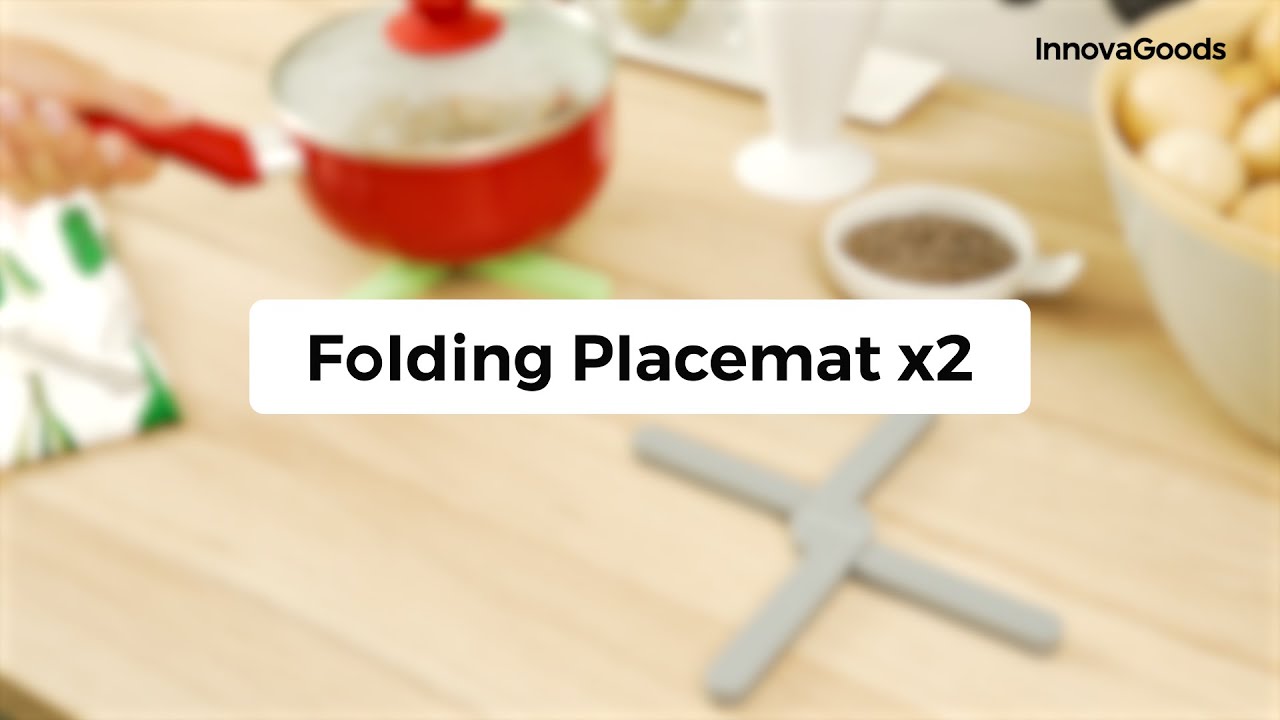 InnovaGoods Folding Placemat x2 YouTube