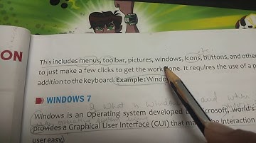 Class 3 - Chapter 2 of computer (Pages 18,19)