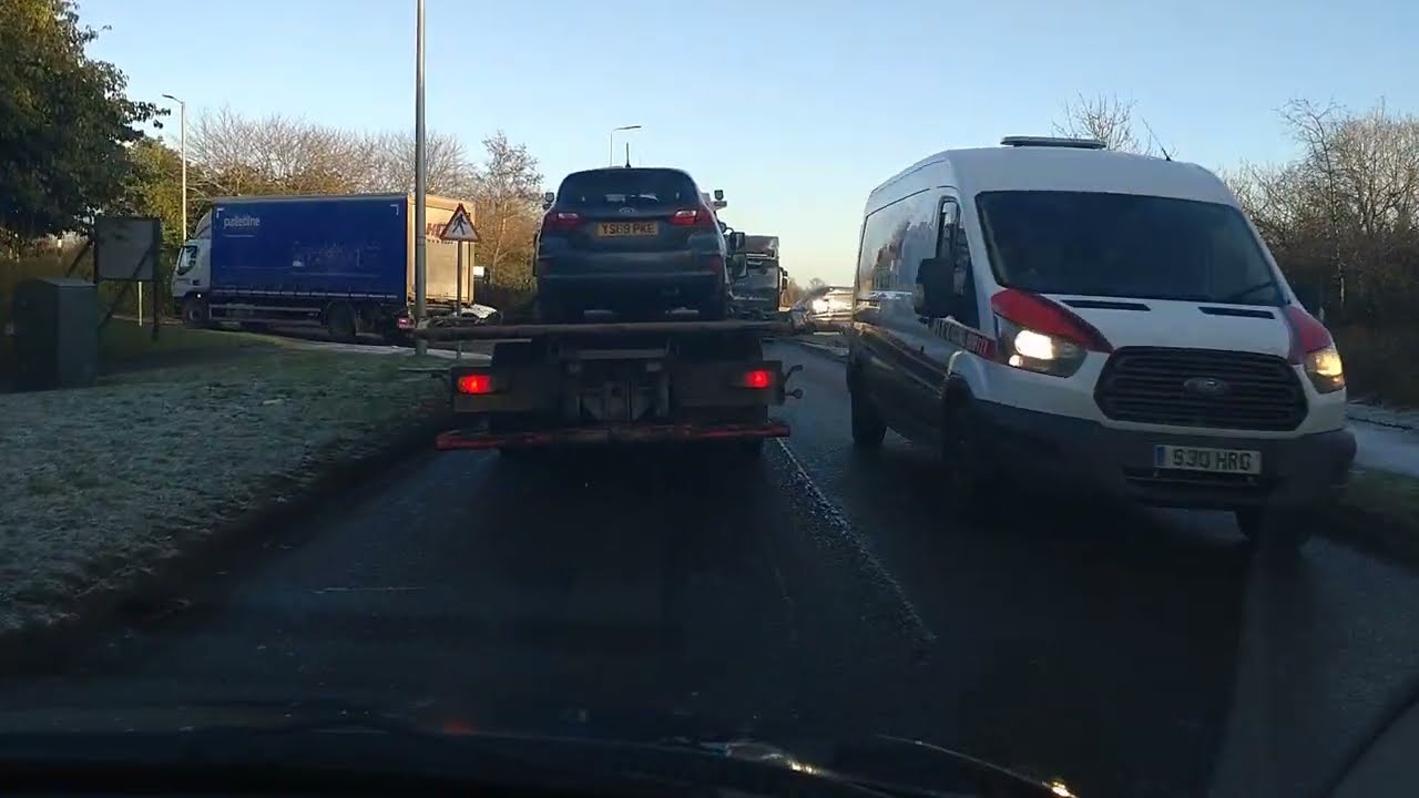 Technical Problems Recovery Time Skeoch Roundabout Stirling Scotland UK