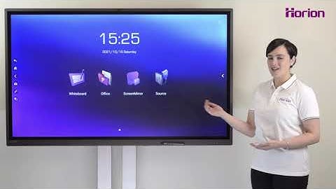 Horion interactive flat panel-Agenda Timer