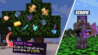 Minecraft, But Trees Grow OP Items
