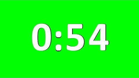 4K 1 minute Countdown Timer Green Screen ll Countdown Timer Green Screen Effect ll Artpooja